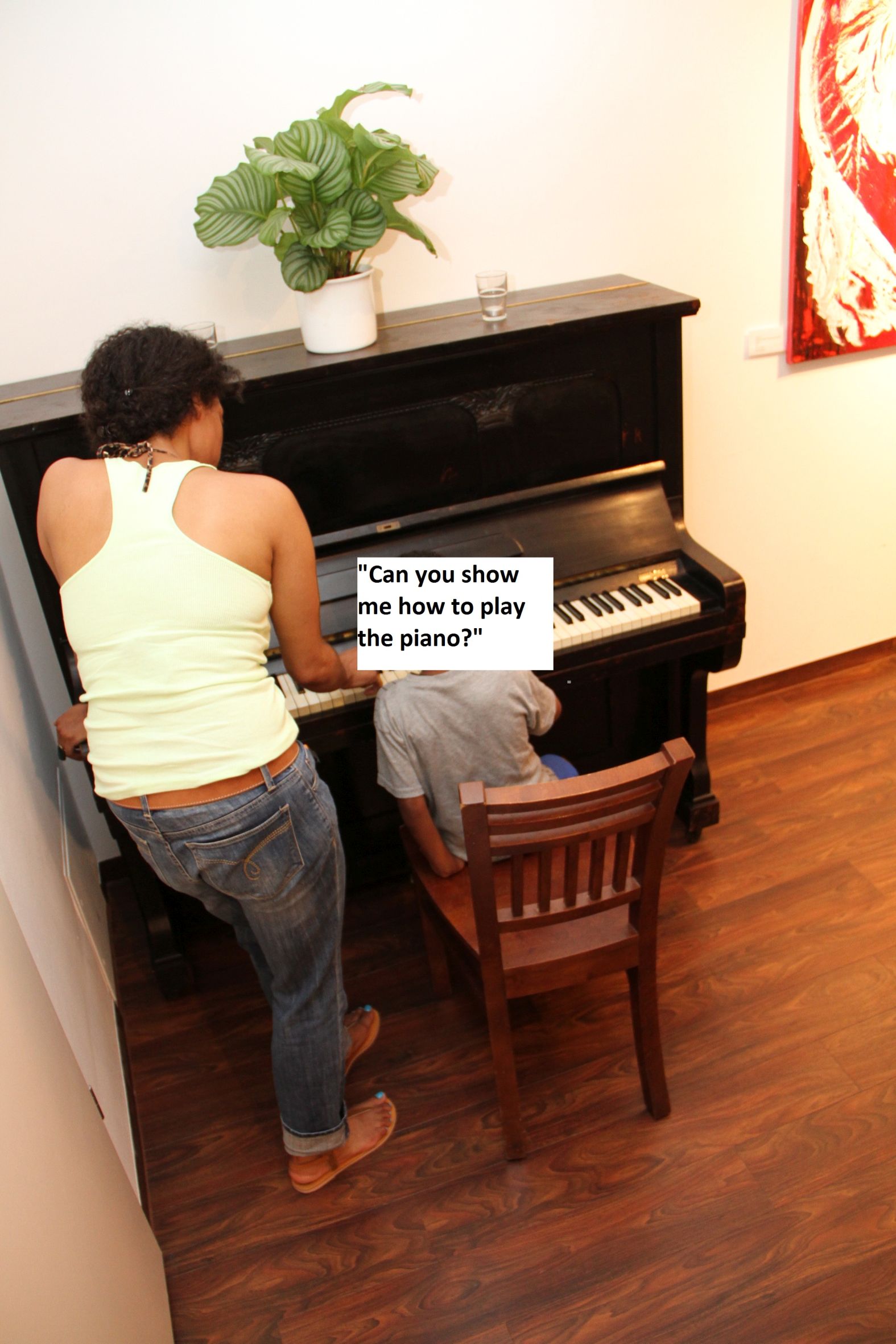 show me how to play the piano